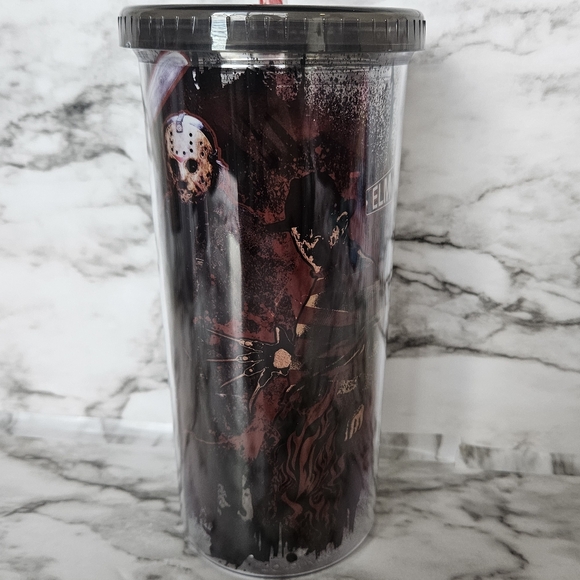 NWT Cold Drink Tumbler with Reusable Straw 20oz Various Styles - Picture 7 of 12